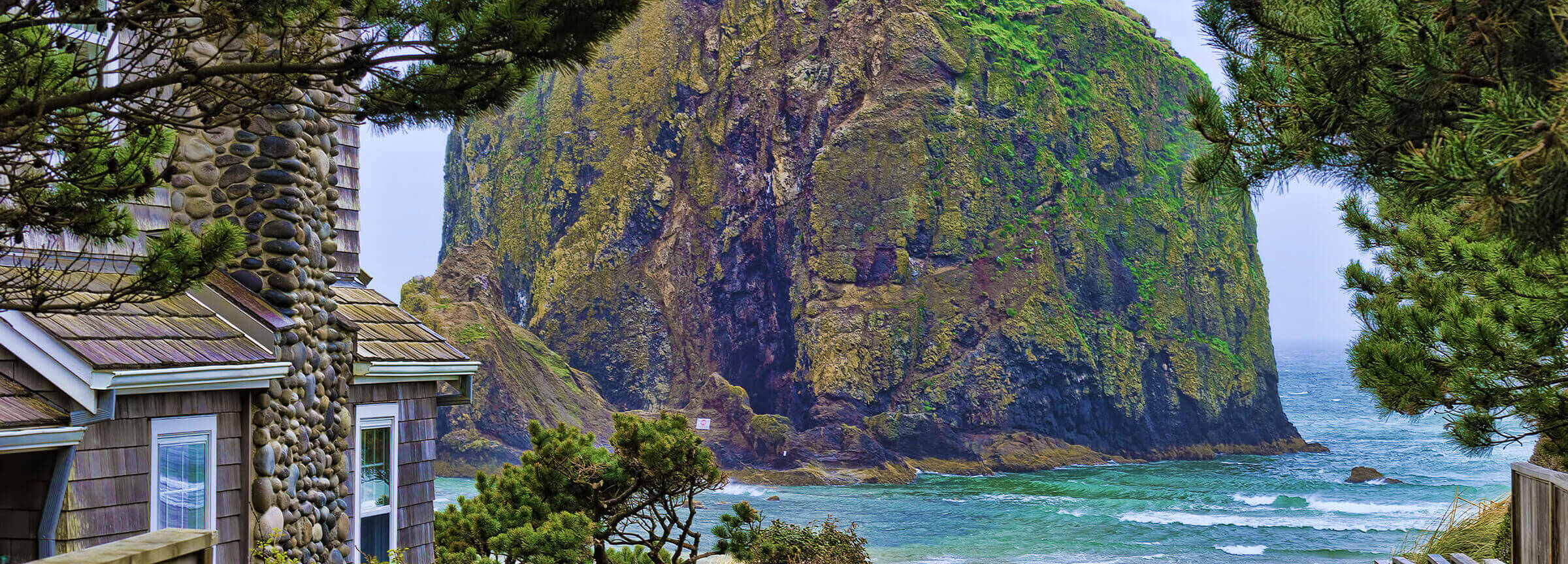 haystack rock at cannon beach